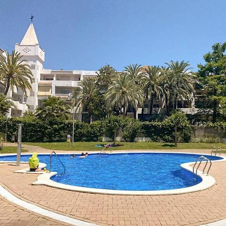 Blue Marina - Terraza, Piscina Y Wifi Gratis Apartment Roses Luaran gambar